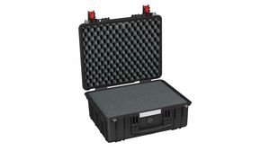 Case, Watertight with Removable Lid, 29.2l, 414x485x212mm, Polypropylene (PP), Black